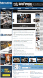 Mobile Screenshot of fabricatingproductnews.com